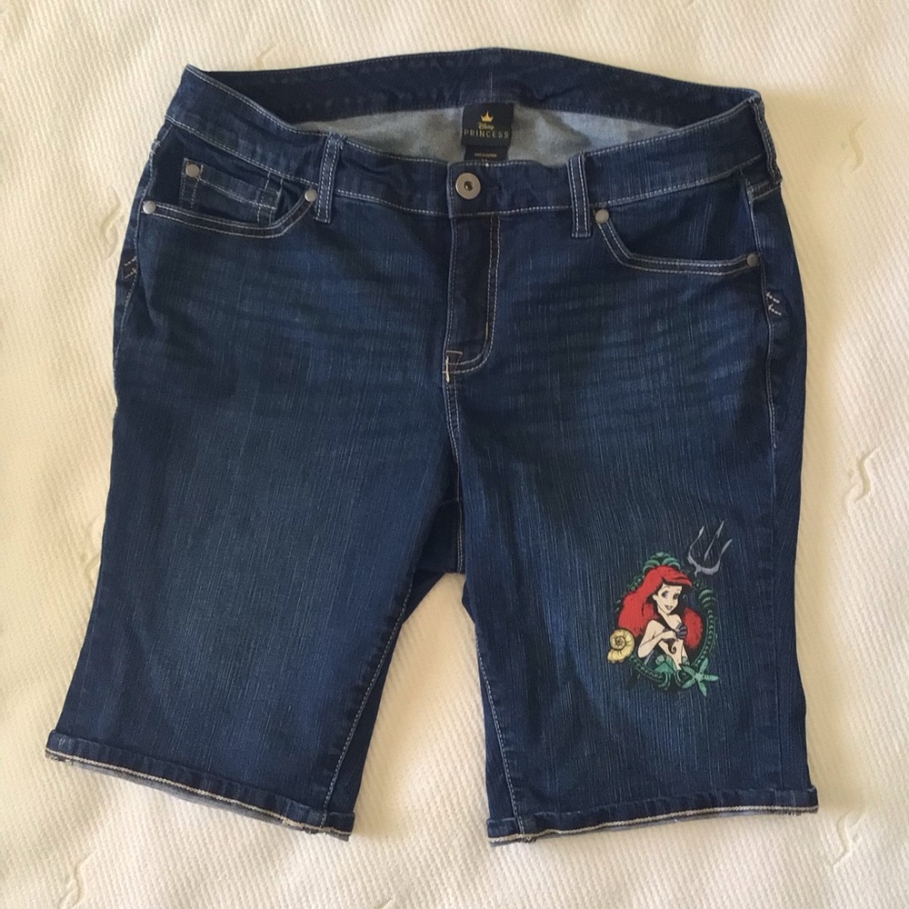 Disney Women's Blue Denim Shorts